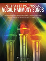 Greatest Pop & Rock Vocal Harmony Songs piano sheet music cover